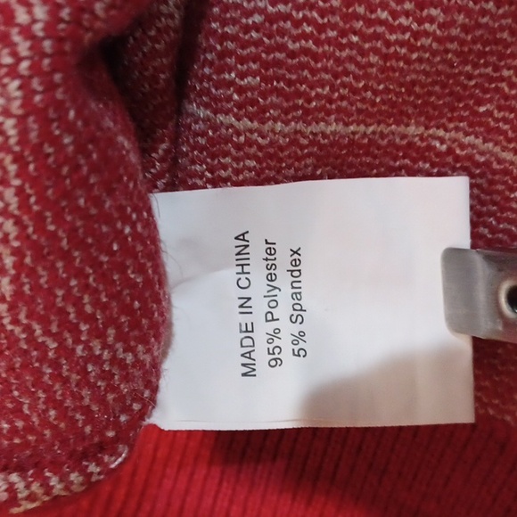 Shi#er's Full NNT Sm Uni Ivory & Red Graphic Sweater (Nat'l Lampoon Vacay Movie) - Picture 4 of 7